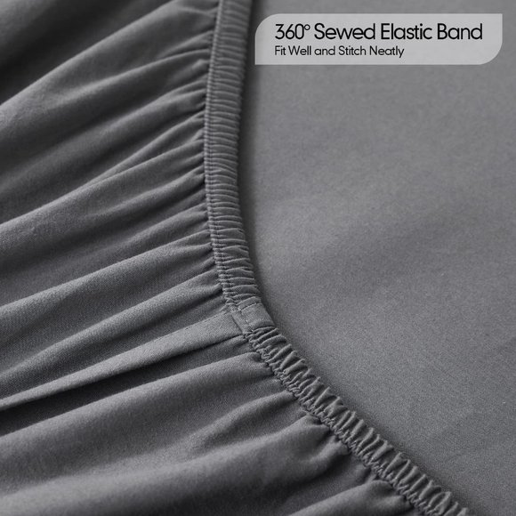 NEW - Dark Grey Twin XL Sheet Set - Picture 5 of 8